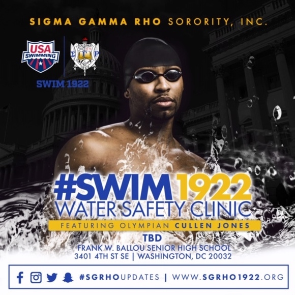 Sigma Gamma Rho Sorority, Inc Partners with DC Public Schools for Elementary Swimming Awareness event.