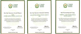 1st Prize Best Seasonal/Special Camp Awarded to Zara’s Serengeti Safari Lodge