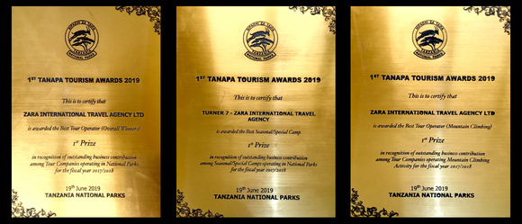 Best Mountain Climbing Tour Operator Awarded to Zara International Travel Agency Ltd