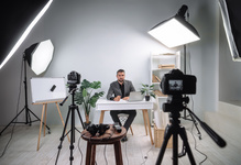 Dallas Video production studio at Venture X Dallas with marketing and social media promotion