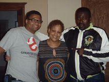 Urban Paranormal Experience members William Weeden, Ursula Kalin, and Regis Harris