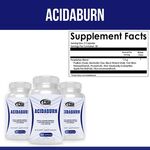 Acidaburn ingredients have weight loss proprieties because contain Black Walnut, Psyllium Husk, Aloe Vera, Bentonite Clay, Flaxseed, Prune, Oat, Acidophilus, Apple pectin, Glucomannan.