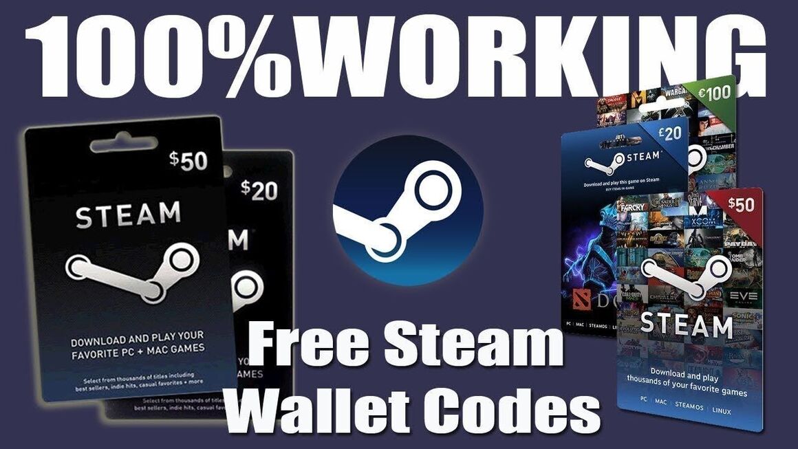 Free Steam Wallet Codes How To Get Free Steam Codes, Gift Card & Money Generator [2021