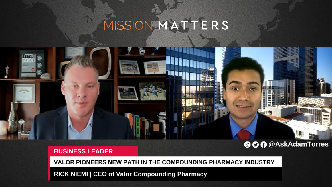 Rick Niemi is interviewed on the Mission Matters Business Podcast by Adam Torres