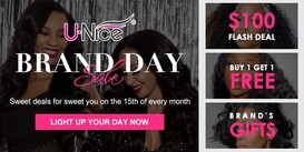 Want to Redefine Your Hairstyle? Splurge on UNice Brand Day April Sale