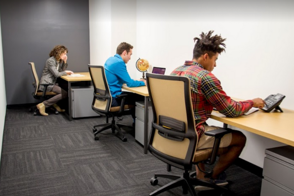 Sharing a Common Desk – Venture X Dallas The Future of Work - 