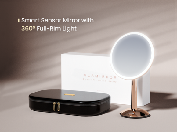 Hibella Releases the Glamirror - A Full-Rim Light Smart Sensor Makeup Mirror that Simulates Natural Sunlight