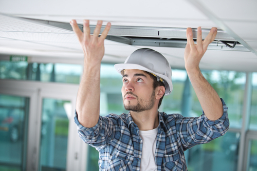 Toronto Canada Talissa Decor Installing Styrofoam Ceiling Tiles for Businesses