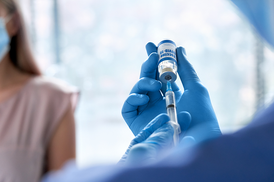 Covid Vaccine Shot by vaccine injury attorneys at Dane Shulman Associates, LLC