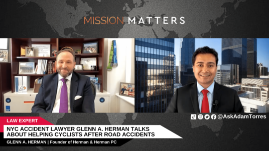 New York City Cyclist and NYC Bicycle Accident Lawyer Glenn A. Herman Talks About Helping Cyclists After Road Accidents