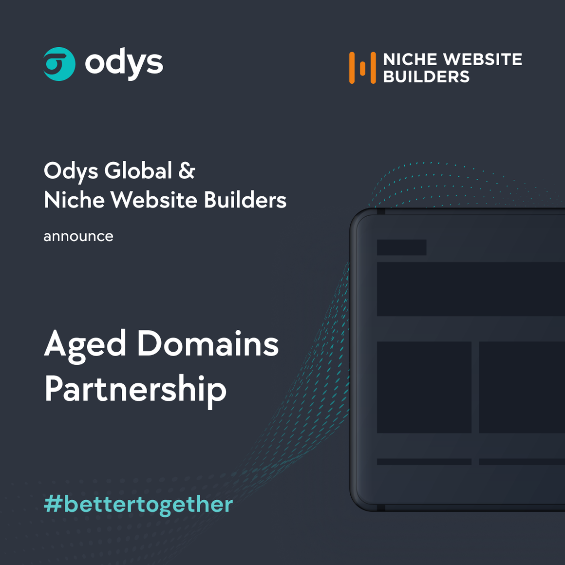 Odys and Niche Website Builders Announce Exclusive Aged Domains Partnership 