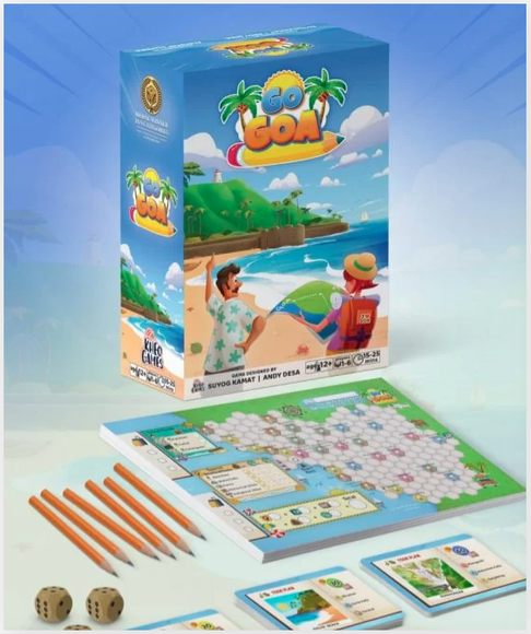 Kheo Games Launches First Game “Go Goa”, a Roll & Write Board Game 