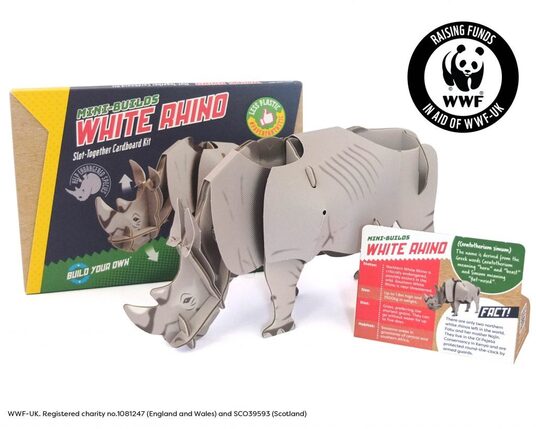 The Endangered Animals, Build Your Own Mini Series Expands Further With White Rhino