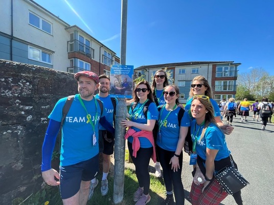 Complete Clarity Solicitors and Simplicity Legal raise £3465 for charity on The Kiltwalk
