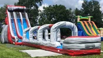 3 Monkeys Inflatables Offers #1 Water Slide Party Rentals this Summer