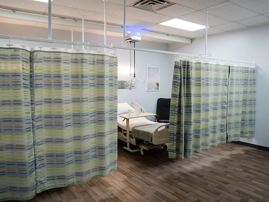 PRVC Systems Updates Hospital Privacy Curtain Track System Videos