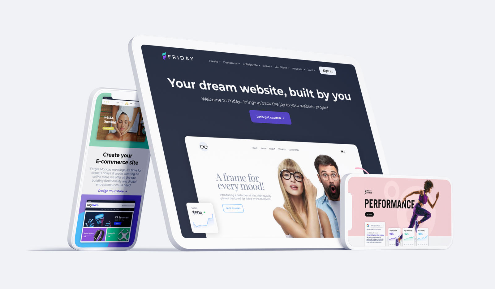 Website builder Friday takes on major players with easy-to-use fo... - 35 Friday Website Builder