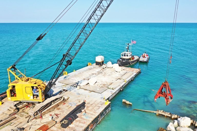 Viking Marine Construction, LLC Expands to Land with Crane and Land Clearing Services 