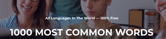 1000MostCommonWords.com Updates Site with New Wordlist and New Languages