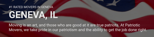 Patriotic Movers Offers a Diverse Range Of Services For the People Of Geneva, IL