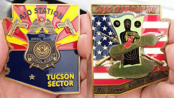 Spartan Coins Makes Arizona Shaped Challenge Coin For The Phoenix Regional Police Academy Class 559