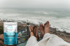 Crystal Flush Therapeutic Foot Soak - The Perfect Solution for Stubborn Skin Issues and Foot Odor 