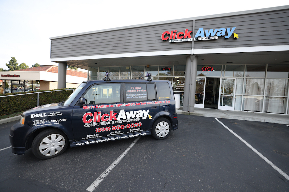 Computer repair store, ClickAway Sunnyvale CA