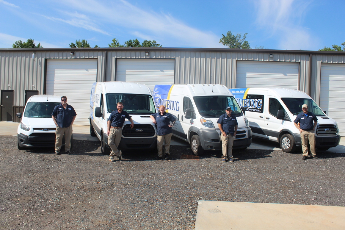Ethical Plumbing Builds Master Plumber Team in Greenville County, SC 