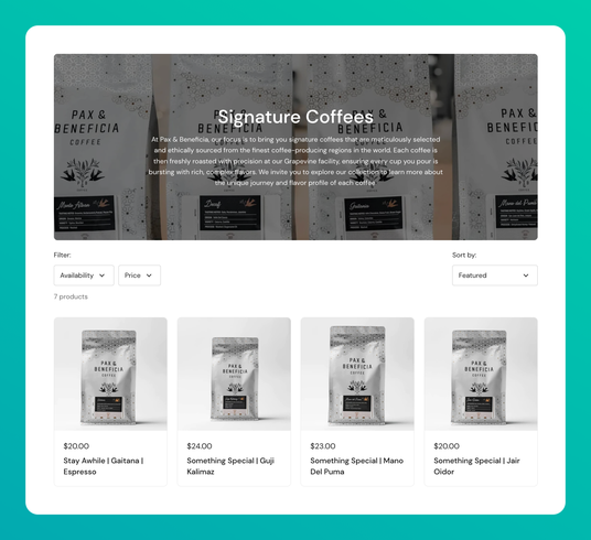 Pax & Beneficia Launches New Website for Coffee Lovers in the Greater Dallas, TX Area