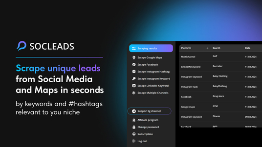 SocLeads Launches One-Click SaaS Platform to Revolutionize Data Scraping for Businesses