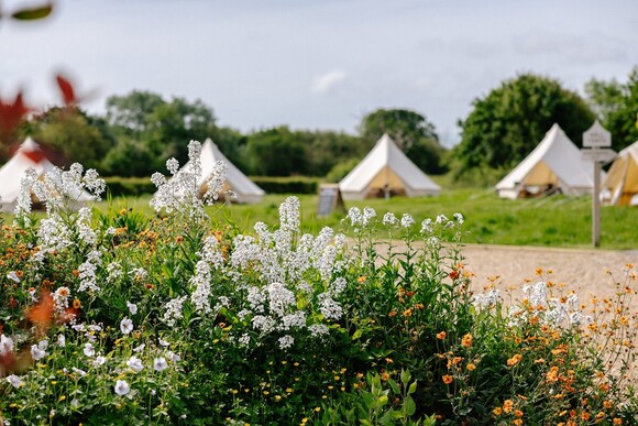 Luxury Sussex Wedding Venue, Southend Barns, Adds New Bell Tents to Exclusive Use Packages