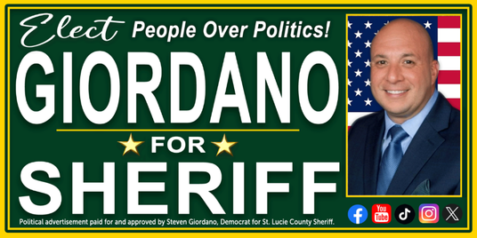 Steven “Gio” Giordano Advocates for Change as St. Lucie County Sheriff Candidate