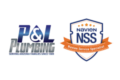 P&L Plumbing Logo & Certification