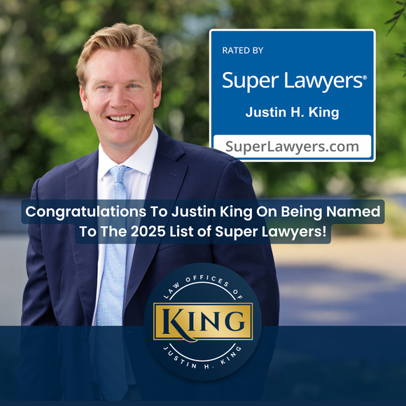  Rancho Cucamonga Car Accident Lawyer Justin H. King Earns Spot on 2025 Super Lawyers List