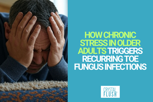 Antifungal Brand Crystal Flush Discusses How Chronic Stress in Older Adults Triggers Recurring Toe Fungus Infections