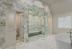 Cement and Natural Stone Tile Collections Handcrafted by Sabine Hill in Hartland, WI