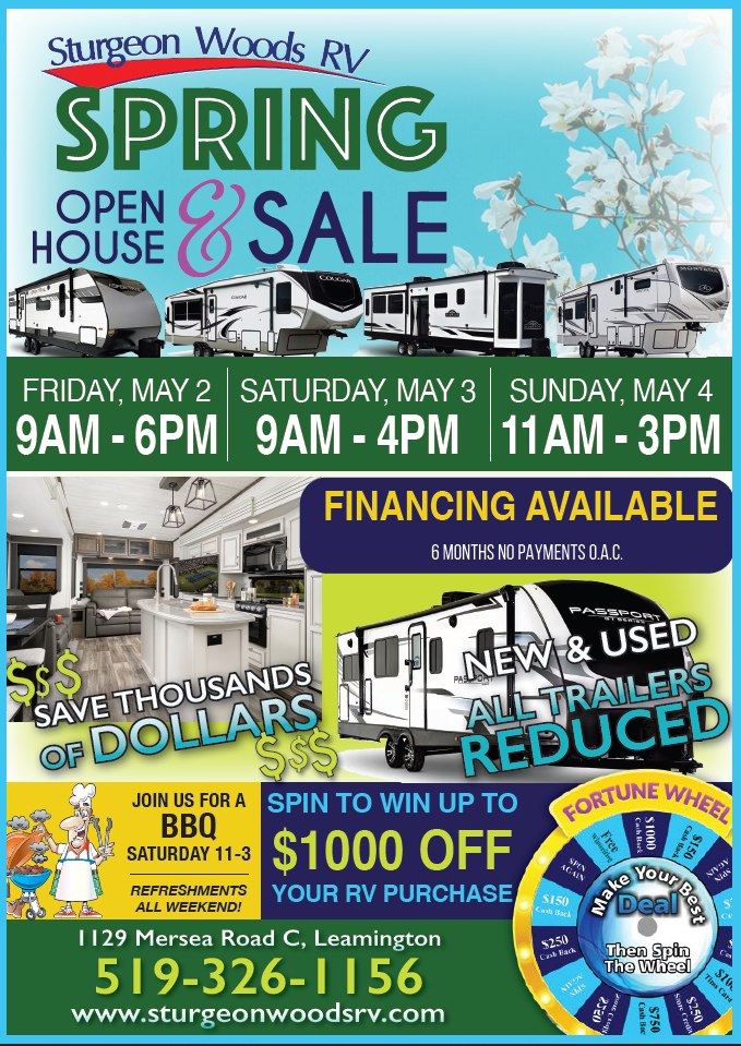 Sturgeon Woods RV Hosts Spring Sale &amp; Open House