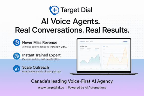 Target Dial Sets a New Standard in AI Voice Automation, Poised to Become Canada's Leading AI Agency