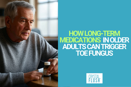Antifungal Brand Crystal Flush Discusses How Long-Term Medications in Older Adults Can Trigger Toe Fungus