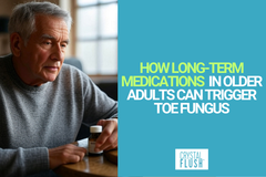 Antifungal Brand Crystal Flush Discusses How Long-Term Medications in Older Adults Can Trigger Toe Fungus