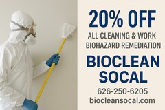 Bioclean Socal Delivers Rapid  Biohazard Cleanup Services Across Southern California