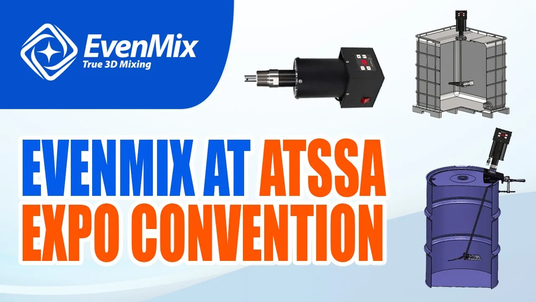 EvenMix Showcases IBC Tote Mixers at 2025 ATSSA Expo, Unveils Blade Technology Innovations