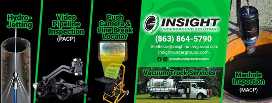 InSight Underground Solutions Sewer Cleaning & Inspection Introduces PACP-Approved Zipcam360 in Lakeland