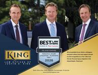 The Law Offices of Justin H. King Named Tier 1 Best Law Firm for the Inland Empire in 2026 by Best Lawyers®