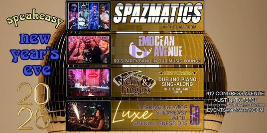 Speakeasy In Downtown Austin To Host New Year's Eve Party Starting December 31, 2025