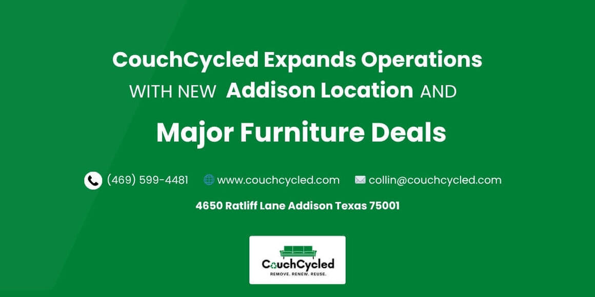 CouchCycled Expands Operations with New Addison Location and Major Furniture Deals