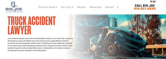 Big Joe Law Secures $3.525 Million Settlement for Client Catastrophically Injured in Riverside County Commercial Truck Collision