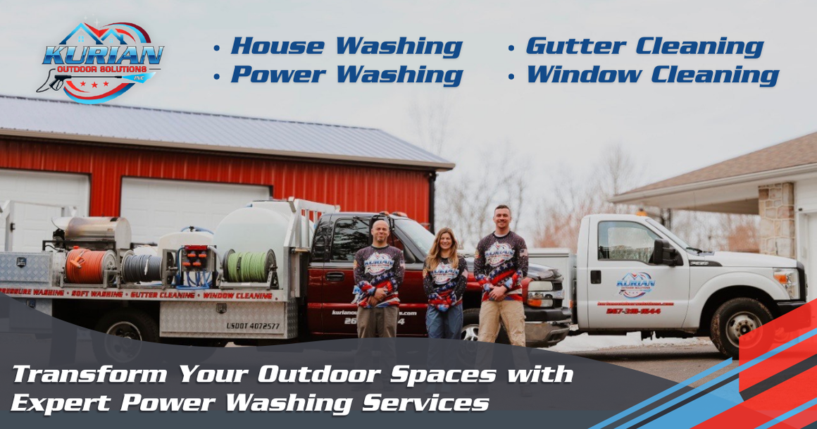 Kurian Outdoor Solutions Inc Combines Power and Soft Washing for Spring Exterior Cleaning in Montgomery County, PA