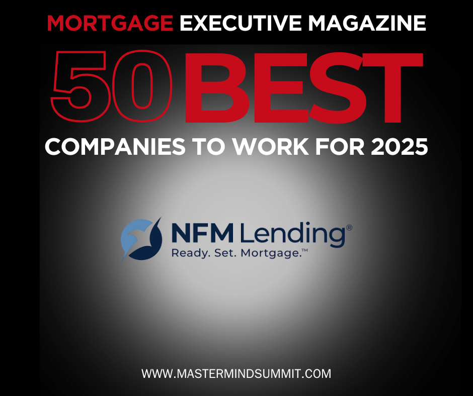 Mortgage Executive Magazine 2025 Top 50 Mortgage Company to Work For 