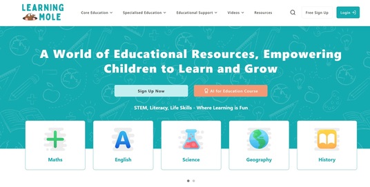 LearningMole Expands Subscription Library of Resources for Primary Schools